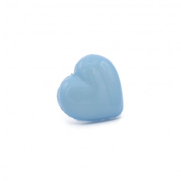 Heart Button 24 Blue Sky
