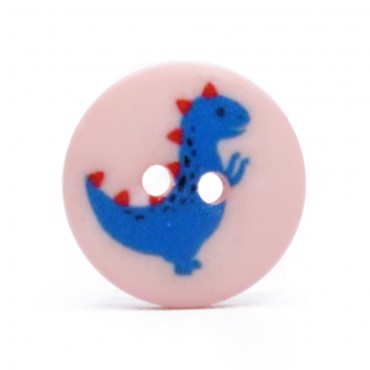 Sauro Button Pink 1pc
