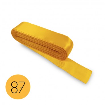 Satin ribbon 25mm. Yellow...