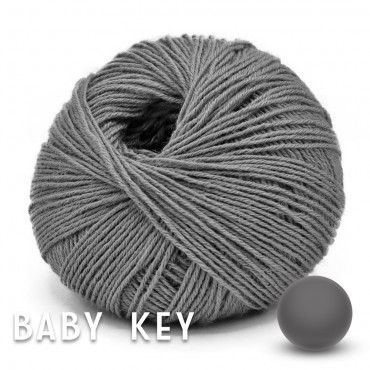 BabyKey solid Gray Grams 50