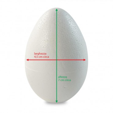 Sp120 Polystyrene Egg - 7cm