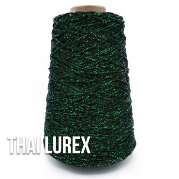 Thai Lurex Nero Smeraldo...
