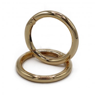 Carabiners Gold Ring 35 mm...