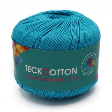Teck Cotton Turquesa Gramos 50