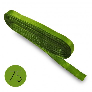 Satin ribbon 10mm. Green...